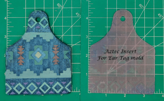 Cow Ear Tag Inserts - Silicone Freshie Mold