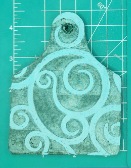 Cow Ear Tag Inserts - Silicone Freshie Mold