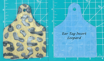 Cow Ear Tag Inserts - Silicone Freshie Mold