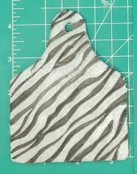 Cow Ear Tag Inserts - Silicone Freshie Mold