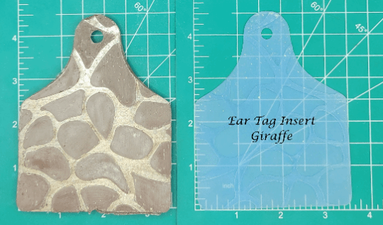 Cow Ear Tag Inserts - Silicone Freshie Mold - Silicone Mold