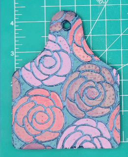 Cow Ear Tag Inserts - Silicone Freshie Mold