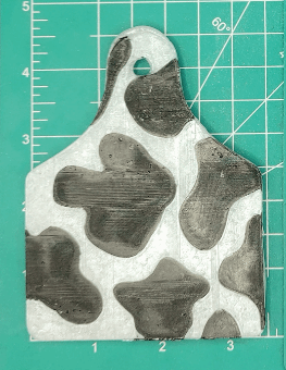 Cow Ear Tag Inserts - Silicone Freshie Mold