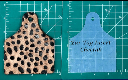 Cow Ear Tag Inserts - Silicone Freshie Mold - Silicone Mold