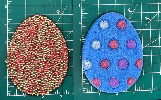 Decorated Easter Eggs - Silicone Freshie Mold