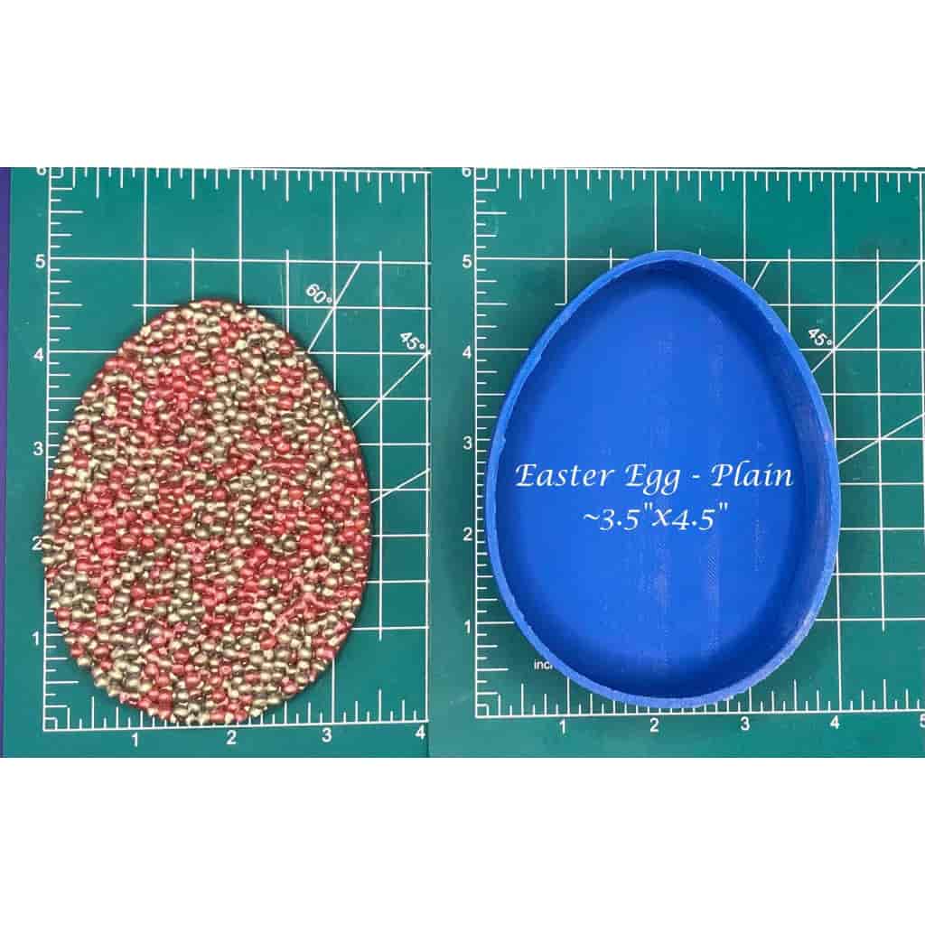 Plain Easter Egg -  Silicone Freshie Mold - Silicone Mold