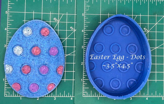 Decorated Easter Eggs - Silicone Freshie Mold - Silicone Mold