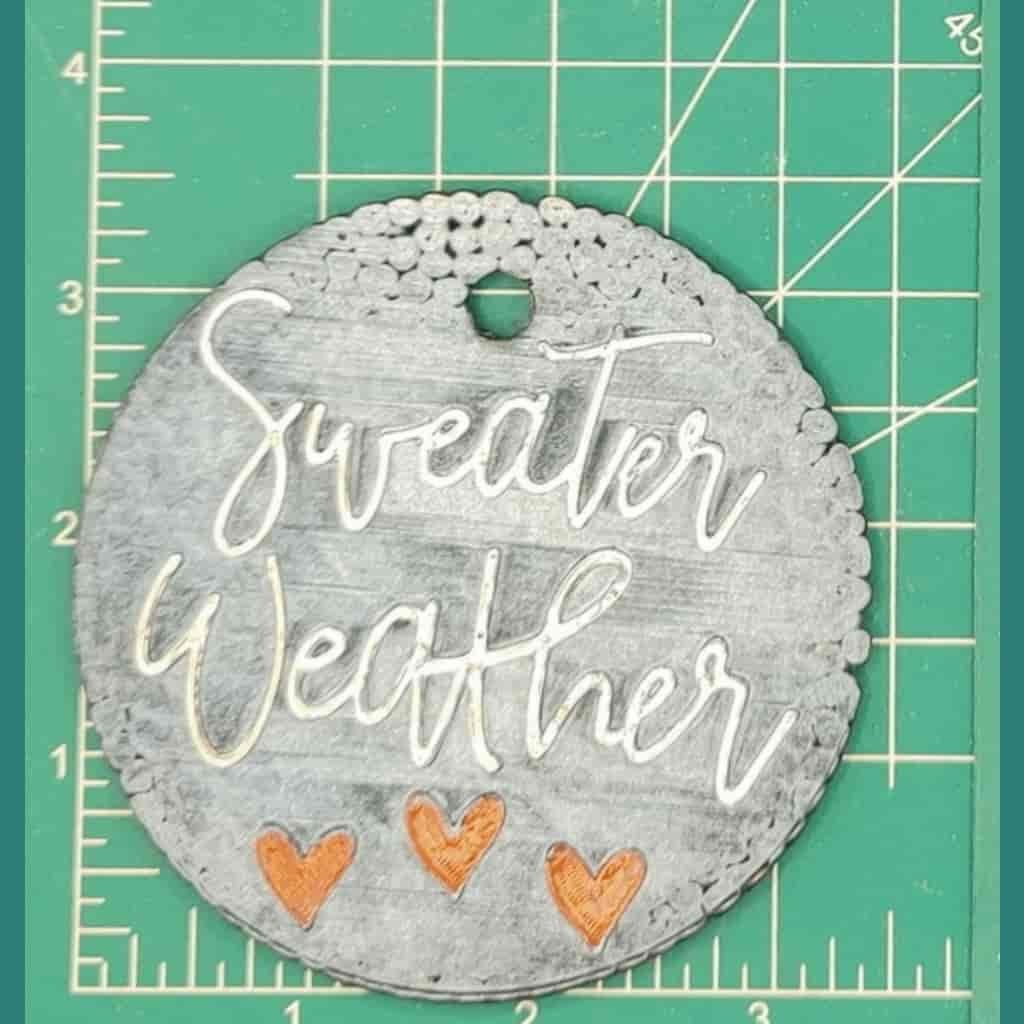 3.5" Circle Inserts - Christmas - Silicone Freshie Mold