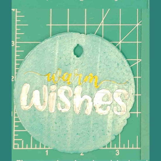 3.5" Circle Inserts - Christmas - Silicone Freshie Mold