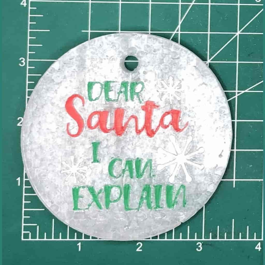 3.5" Circle Inserts - Christmas - Silicone Freshie Mold