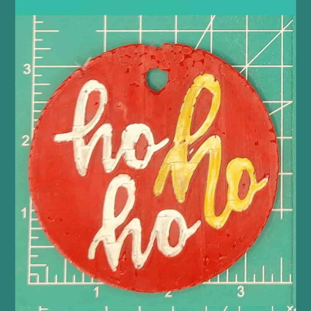 3.5" Circle Inserts - Christmas - Silicone Freshie Mold