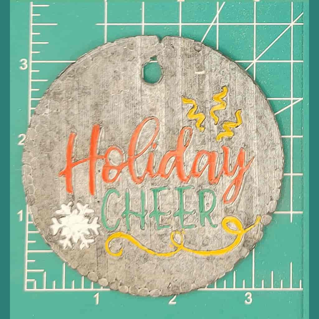3.5" Circle Inserts - Christmas - Silicone Freshie Mold