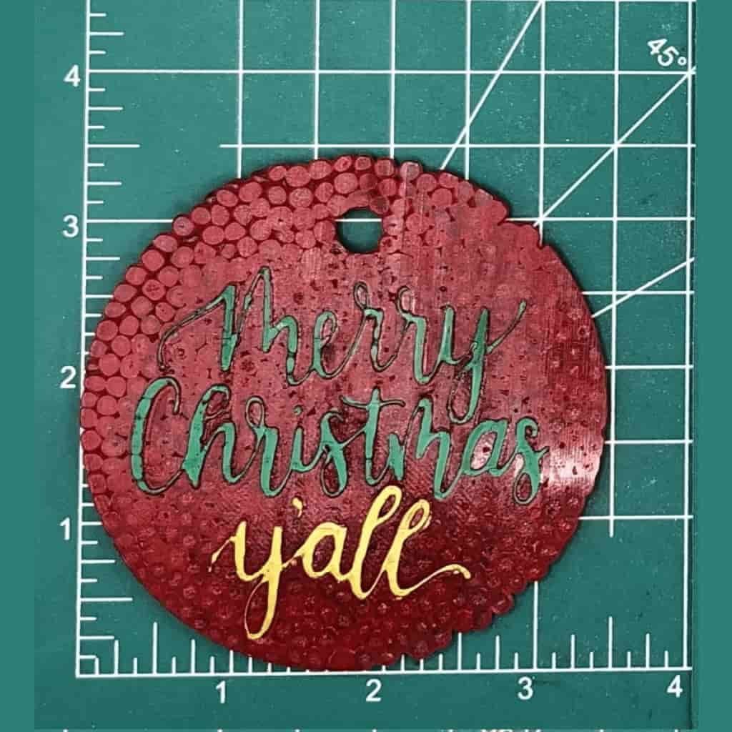 3.5" Circle Inserts - Christmas - Silicone Freshie Mold