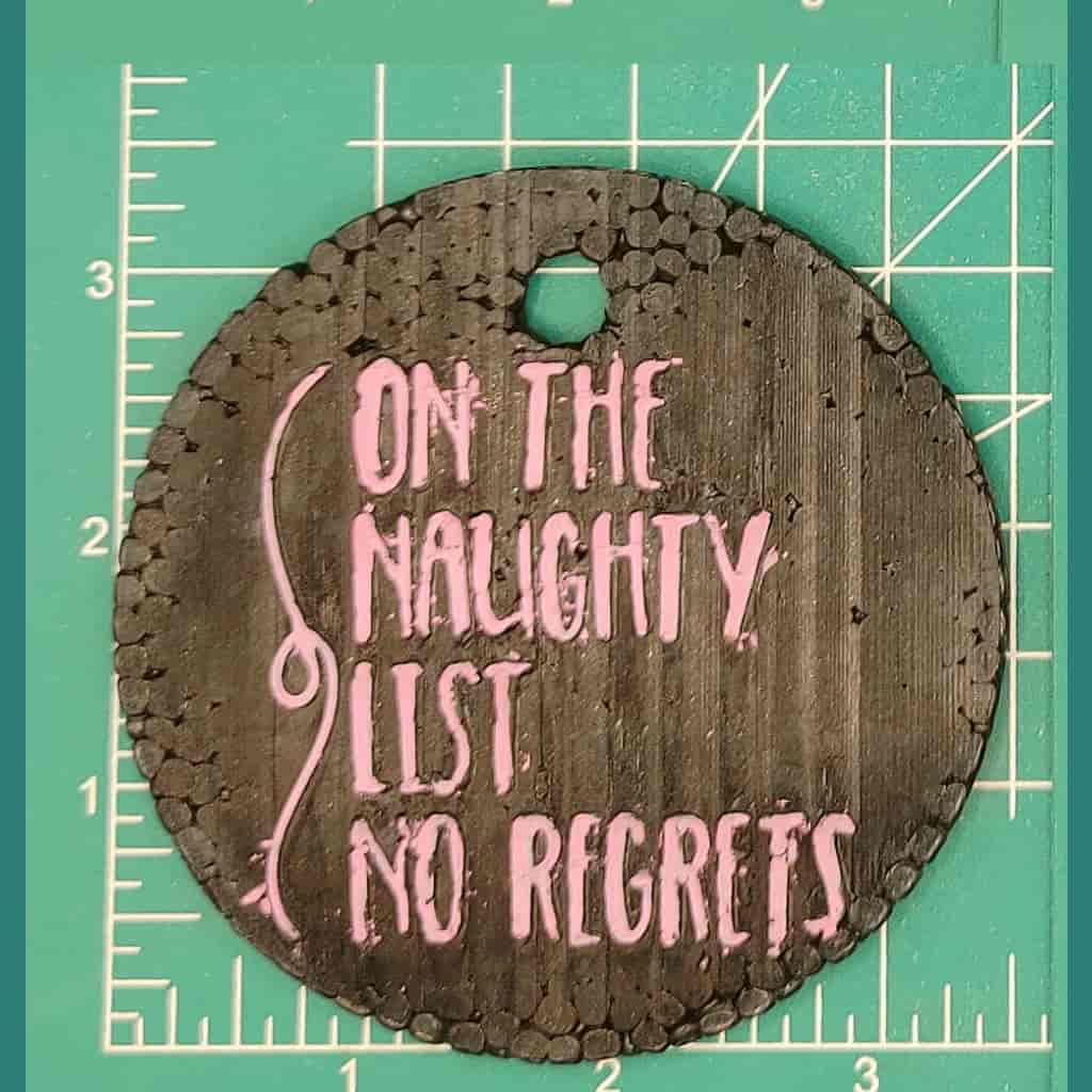 3.5" Circle Inserts - Christmas - Silicone Freshie Mold