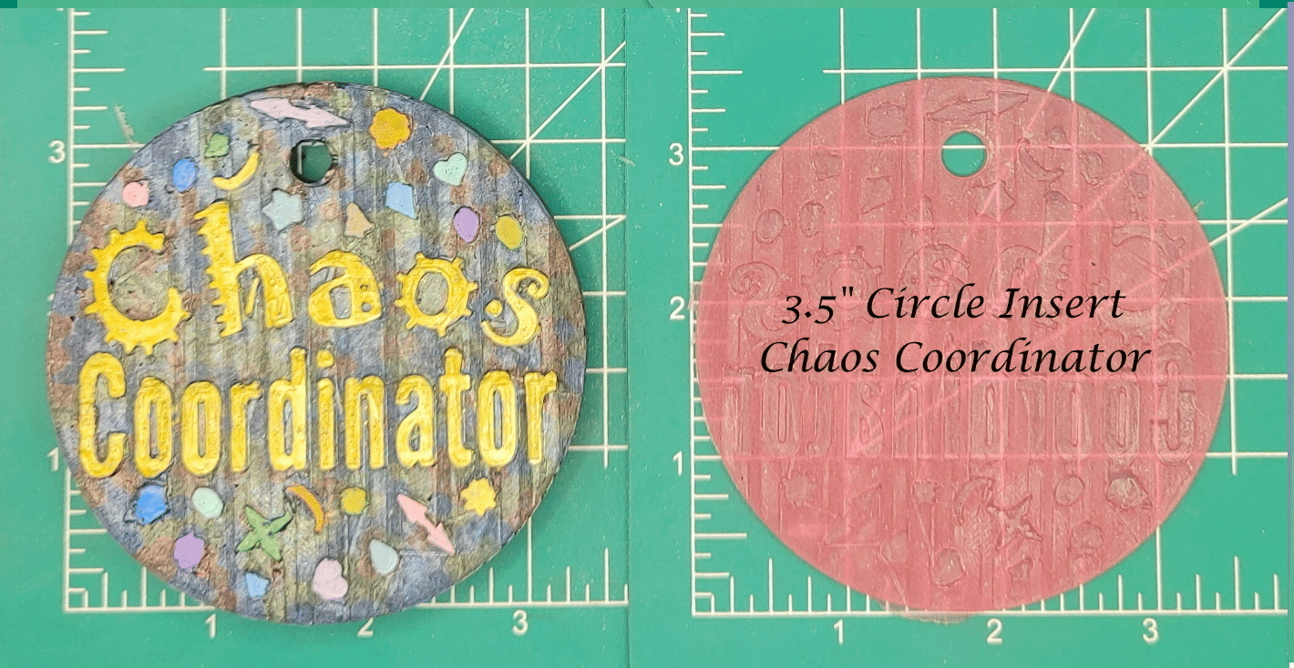 3.5" Circle Inserts - Quotes and Sayings - Silicone Freshie Mold