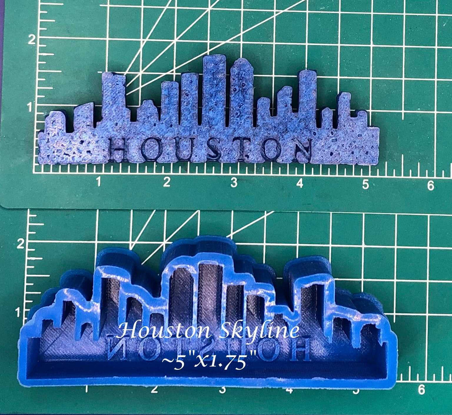 Houston Skyline - Silicone Freshie Mold - Silicone Mold
