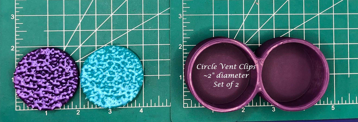 Vent Clip Circles - Silicone Freshie Molds