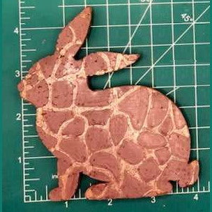 Easter Bunny Side Profile Inserts - Silicone Freshie Mold