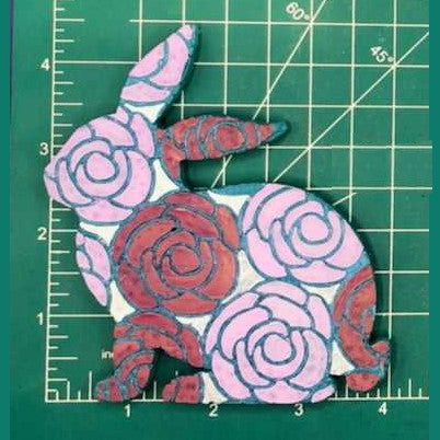 Easter Bunny Side Profile Inserts - Silicone Freshie Mold