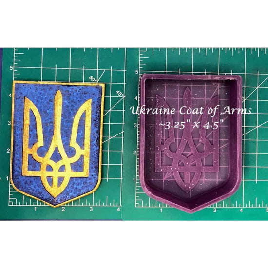 Ukraine Coat of Arms- Silicone Freshie Mold