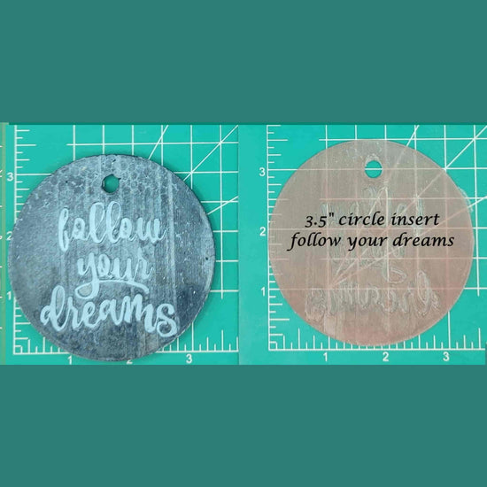 3.5" Circle Inserts - Quotes and Sayings - Silicone Freshie Mold