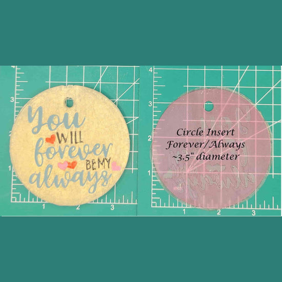 3.5" Circle Inserts - Quotes and Sayings - Silicone Freshie Mold