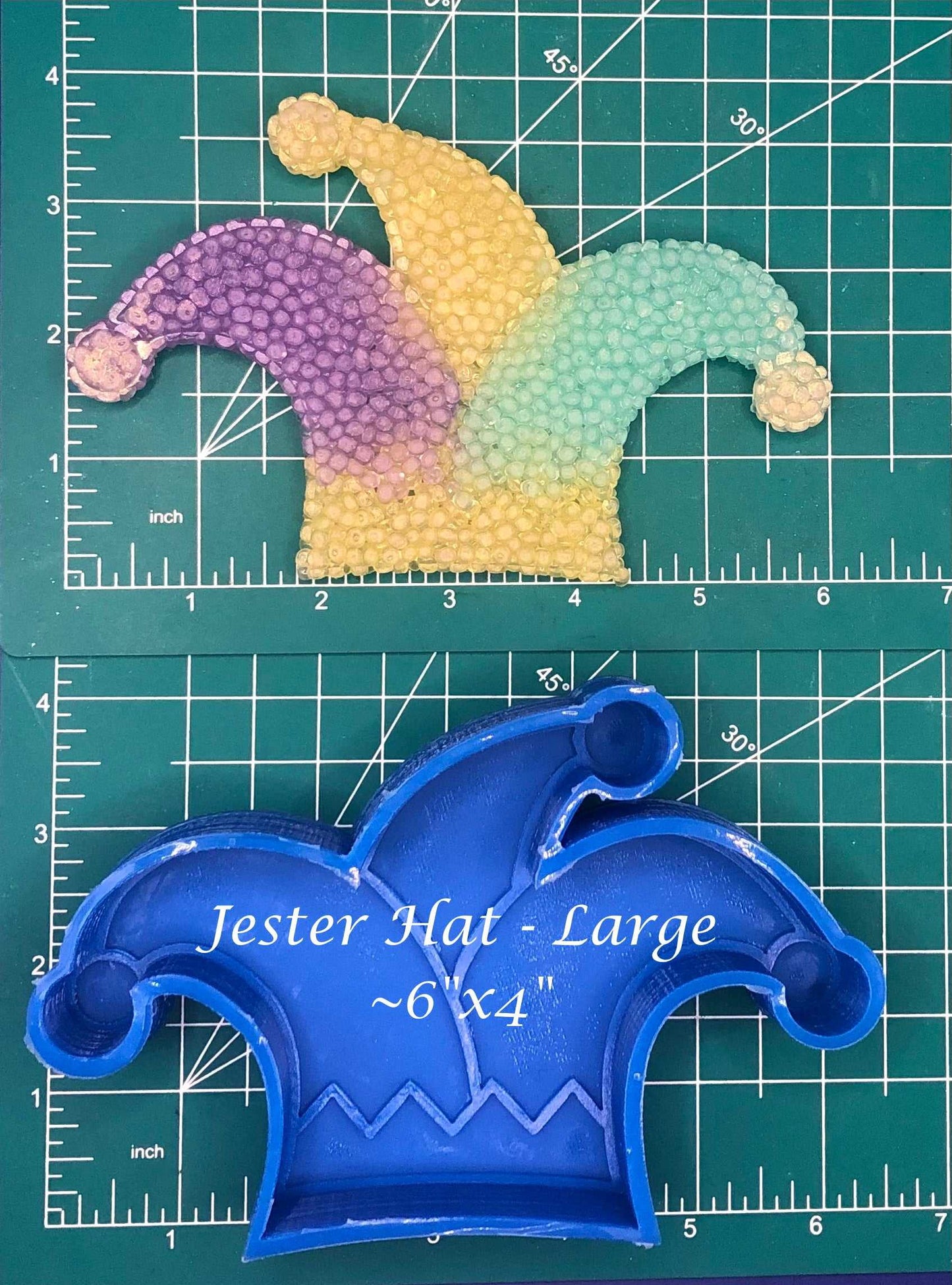 Jester Hat - Silicone Freshie Mold