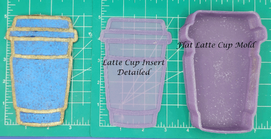 Latte Cup Inserts - Silicone Freshie Mold - Silicone Mold