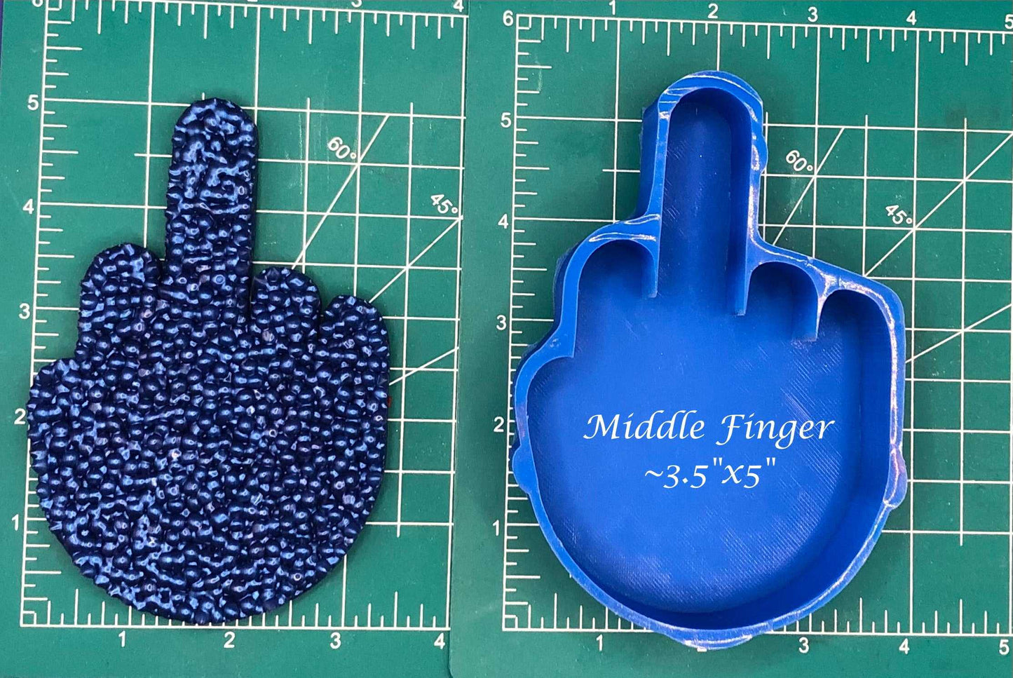 Middle Finger - Silicone Freshie Mold - Silicone Mold