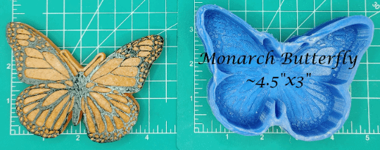 Monarch Butterfly - Silicone Freshie Mold - Silicone Mold