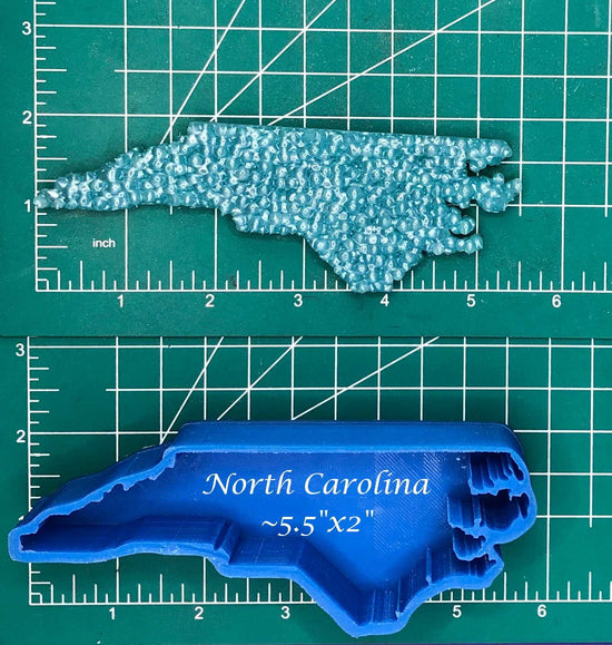 North Carolina -  Silicone Freshie Mold - Silicone Mold