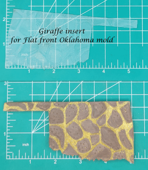 Oklahoma Inserts - Silicone Freshie Mold - Silicone Mold