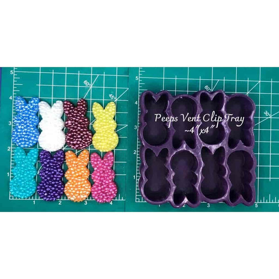 Peeps Vent Clip Tray - Silicone Freshie Mold