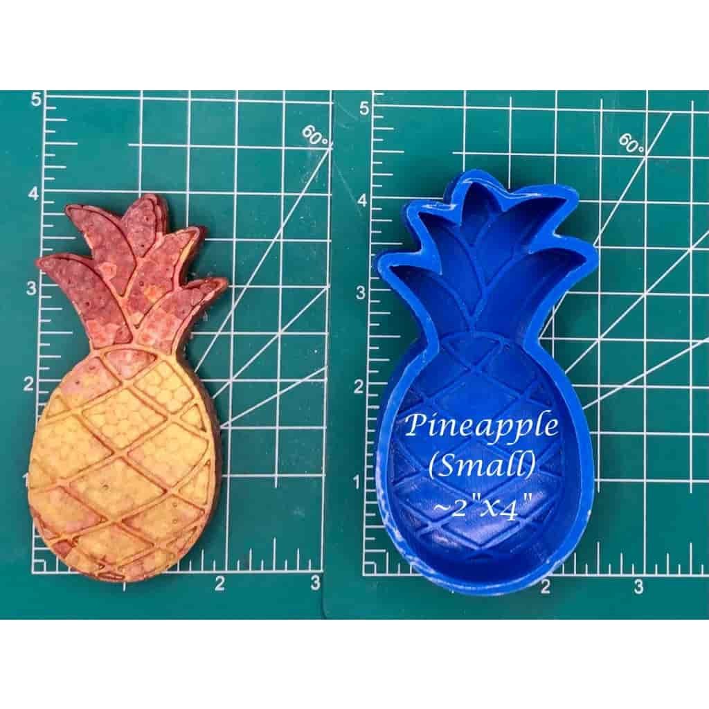 Small Pineapple -  Silicone Freshie Mold - Silicone Mold