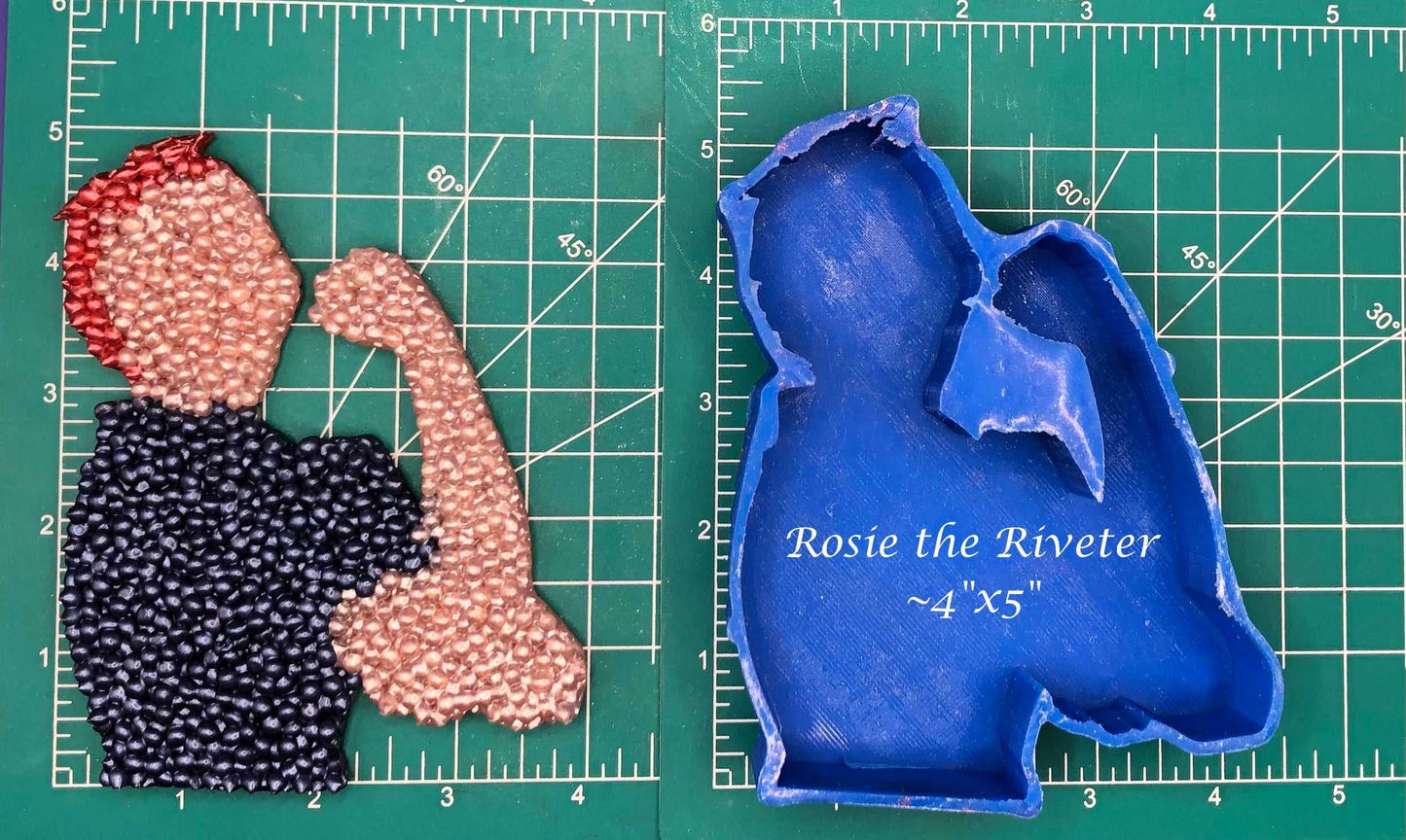 Rosie the Riveter - Silicone freshie mold