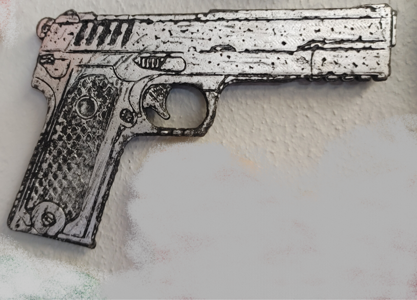 Handgun - Silicone Freshie Mold