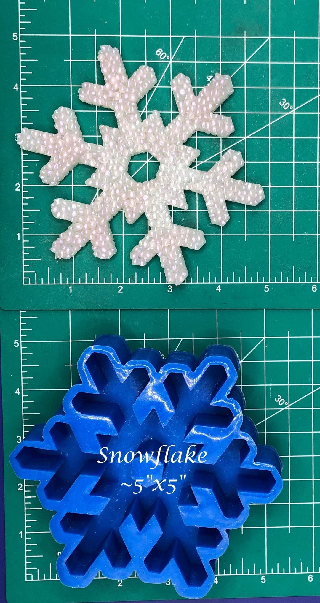 Snowflake - Silicone freshie mold