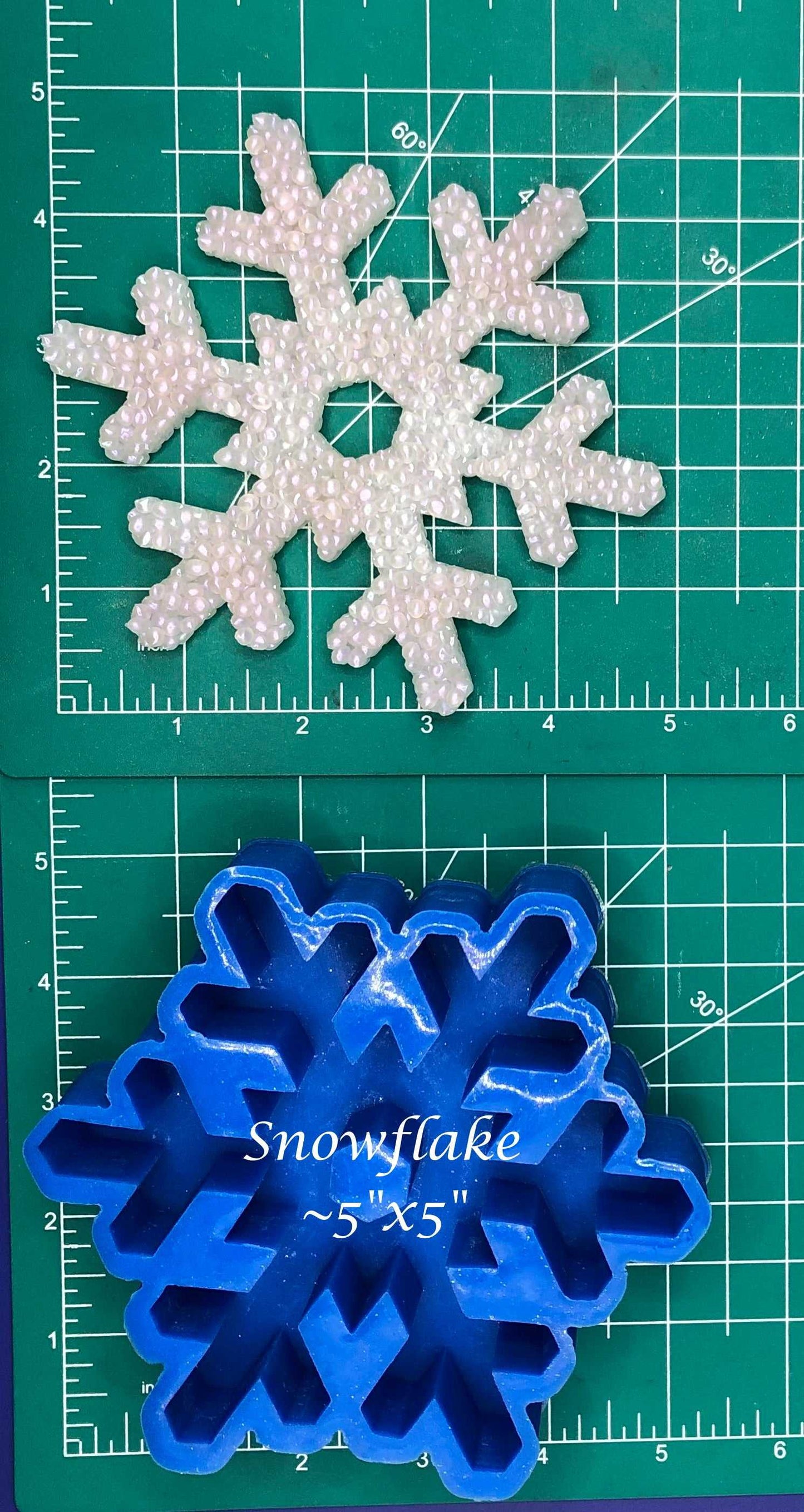 Snowflake - Silicone freshie mold - Silicone Mold