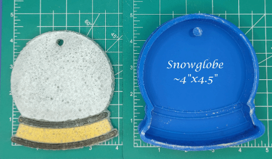 Snowglobe - Silicone freshie mold - Silicone Mold