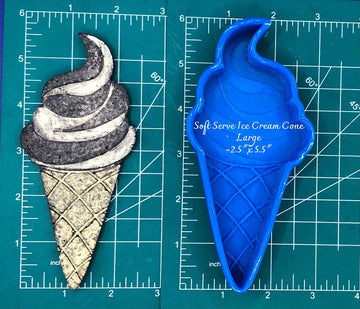 Large Ice Cream Scoop Silicone Mold. Ice Cream Cup Mold for Soap. Mold for  Resin. Mold for Wax. 