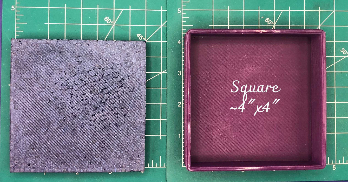 Square - Silicone freshie mold