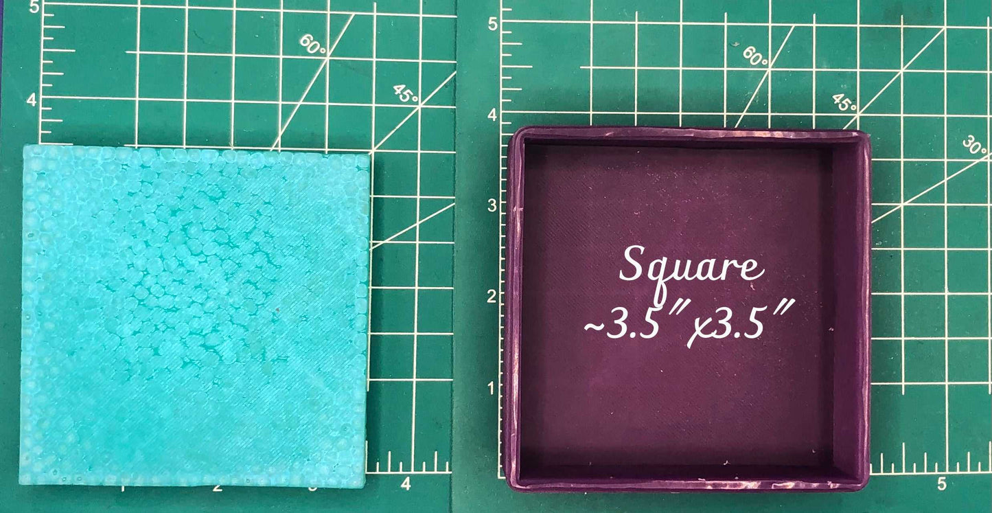 Square - Silicone freshie mold