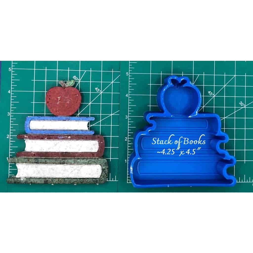 Stack of Books - Silicone freshie mold