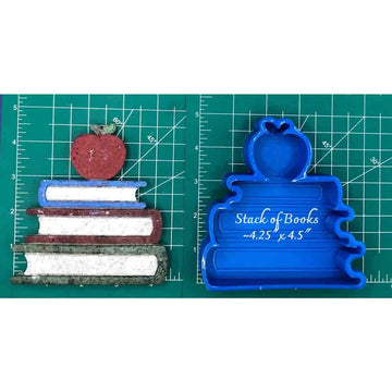Stack of Books - Silicone freshie mold