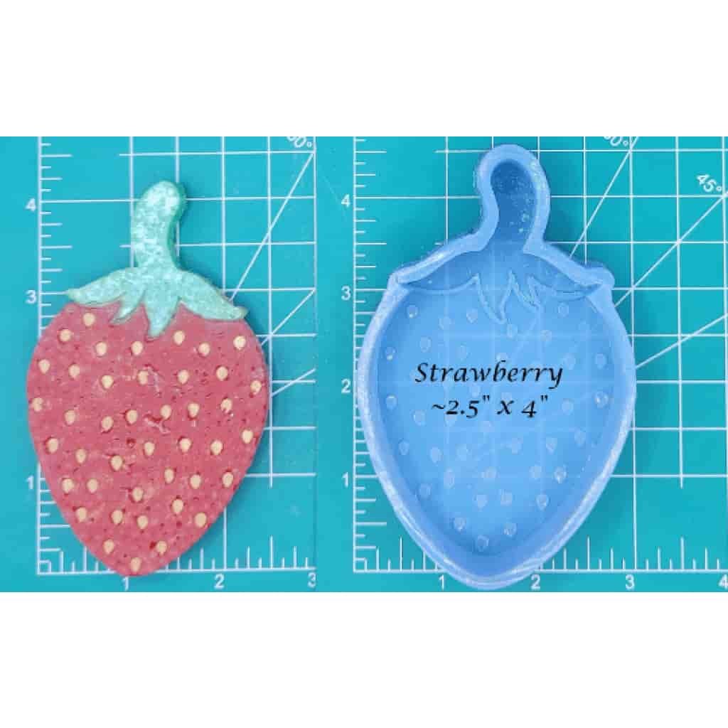 Strawberry- Silicone freshie mold