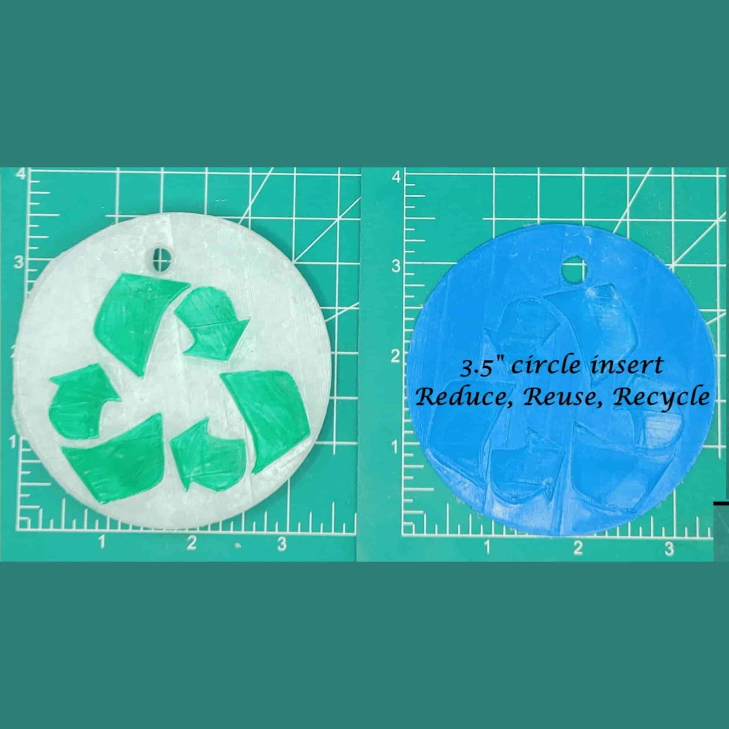 3.5" Circle Inserts - Everything Else - Silicone Freshie Mold