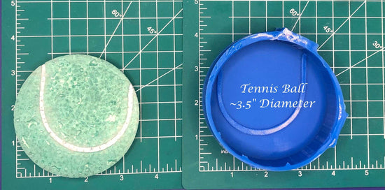 3.5" Sports Ball Tray - Silicone Freshie Mold