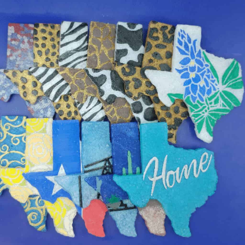 Texas State - Freshie Mold Inserts