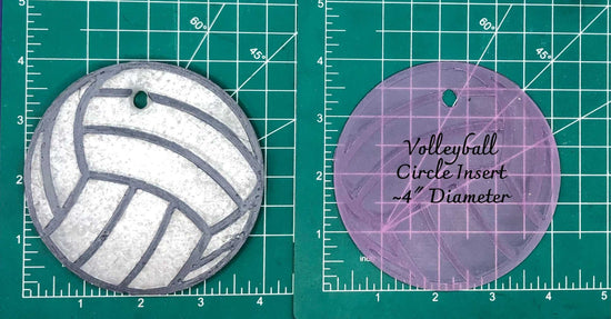 4" Circle Sports Ball Inserts - Silicone Freshie Mold