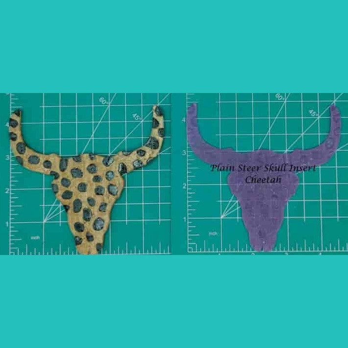 Steer Skull Inserts - Silicone Freshie Mold